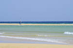 Der Strand vor Risco El Paso auf der Insel Fuerteventura.