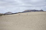 Das 20 Quadratkilometer große Wanderdünengebiet El Jable - Las Dunas de Corralejo auf der spanischen Insel Fuerteventura steht unter Naturschutz und schließt direkt den ca.