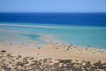 Die Lagune bei Risco El Paso auf der Insel Fuerteventura in Spanien.