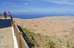 Aussicht von Mirador Cordales de Guide auf der Insel Fuerteventura in Spanien.