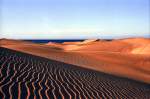 Dunas de Maspalomas auf Gran Canaria. Aufnahme: Februar 1986 (digitalisiertes Negativfoto).