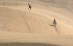 Die Dünen im Südosten von Maspalomas (Gran Canaria) erstrecken sich über eine Länge von sechs und eine Breite von ein bis zwei Kilometern.