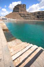 Die Bucht am Puerto de las Nieves auf Gran Canaria.