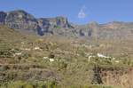 Landschaft an der Landesstraße GC-60 auf Gran Canaria. Aufnahme: Oktober: 2009.