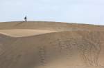 In den Dünen von Maspalomas auf Gran Canaria.