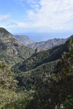 HERMIGUA, 30.03.2016, Blick vom Aussichtspunkt Mirador La Carbonera in Richtung Norden