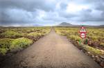 Hauptstraße LZ-205 auf Lanzarote.