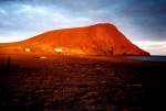 Montana Roja (Roter Berg)nahe El Medano bei Sonnenuntergang