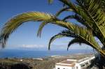 Aussicht von der Landesstraße TF-47 in der Nähe von El Valito, Teneriffa.