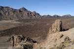 Aussicht om La Catedral-Gebiet - Teneriffa.