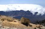 Aussicht von Teide in südlicher Richtung - Teneriffa.