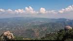 Blick vom Montserrat-Gebirge auf das hügelige Hinterland von Barcelona (E) während einer Wanderung.
[19.9.2018 | 14:23 Uhr]