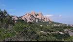 Blick auf die fingerförmigen Felsen im Montserrat-Gebirge in der Provinz Barcelona (E), ein Teil des Gebirgszuges Serralada Prelitoral Catalana ( Katalanisches Vorküstengebirge ), während einer Wanderung.
[19.9.2018 | 14:35 Uhr]