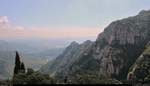 Blick vom Kloster Montserrat auf das Montserrat-Gebirge in der Provinz Barcelona (E), ein Teil des Gebirgszuges Serralada Prelitoral Catalana ( Katalanisches Vorküstengebirge ).
[19.9.2018 | 13:06 Uhr]