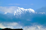 Das Annapurna-Massiv vom Annapurna-Trail aus gesehen.