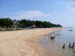  2008, Strand von Sanur Beach/Bali.
Der Strand von Travemnde hat mir besser gefallen...