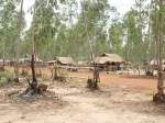 Ein illegal errichtetes Dorf tief im Wald in Nordost-Thailand an der Grenze zu Kambodscha am 20.07.2007
