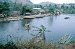 Der Ruak-Fluss bildet die Grenze zwischen Thailand (unten) und Myanmar (oben).