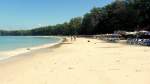 Ein Strandabschnitt in Phuket am Nayang Beach.(29.12.2011)