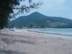 Der Strand von Kamala auf der Insel Phuket am 07.04.2006. Hier hatte zuvor der Tsunami verheerende Zerstrungen angerichtet