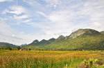Landschaft im Khao Sam Roi Yot (Berg mit 300 Gipfeln) Nationalpark am 20.07.14.