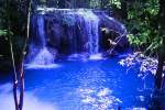 Wasserfall im Nationalpark Erawan  im westlichen Teil der Zentralregion von Thailand.