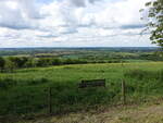 Ausblick vom Parkplatz am White Horse Hill, Oxfordshire (17.05.2024)