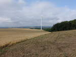 Felder und Windräder bei Lauschied, Nahe Tal (26.07.2025)