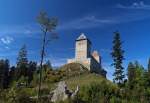 Die Burg Kaperk, nrdlich von Kapersk Hory (Bergreichenstein) im Bhmerwald gelegen, gilt mit 886 Metern als hchstgelegene Burg Bhmens.