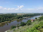 Melnik, Elbe nach Einmündung der Moldau (28.06.2020)