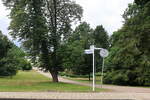 27. Juli 2026 Eingang in den Kurpark von Franzensbad.