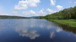 Stausee Lipno, Teil der Moldau-Kaskade, Okres Český Krumlov (26.05.2019)