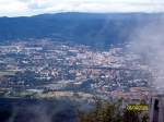 Blick vom Jesken auf Liberec im Sommer 2008