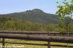 Ranch Hermanice, Blick zum Hochwald-Gipfel (Zittauer Gebirge),
2004