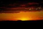 Grand Canyon 1998: Die Sonne ist soeben hinter dem Northrim verschwunden
