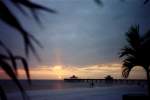 Sonnenuntergang in Fort Myers Beach.