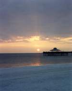 Sonnenuntergang im November 2000 in Florida.