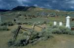 Bodie - eine der  Geisterstdte  ghost towns im Amador country, dem Goldland Kaliforniens. Nachdem der Goldrush hier vorber war wurde die Stadt fluchtartig verlassen, um an anderer Stelle zu schrfen