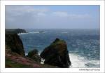 rmelkanal - Kstenabschnitt zwischen Lizard Point und Kynance Cove, Cornwall England.