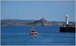 Blick von Penzance auf St.Michael's Mount.