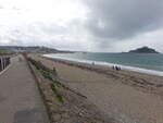 Strand bei Marazion, im Hintergrund St. Michael Mount (15.05.2024)