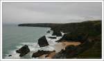 Bedruthan Steps in der Nhe von Saint Eval, Cornwall England