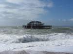 Das alte Brighton Pier brach im Jahr 2002 teilweise zusammen und brannte 2003 dann auch noch aus - somit ist ein Ausbau erschwert.