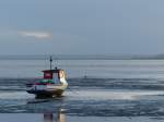 Ebbe in Southend on Sea - Ruhepause für die Fischerboote.