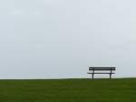 Entspannen am Strand - hier eine Sitzbank in Shoeburyness.