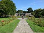 Rosengarten am Herstmonceux Castle, East Sussex (04.09.2023)