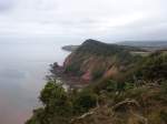 Blick von einem Aussichtspunkt nahe Sidmouth in westliche Richtung; 5.10.09