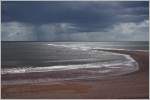 Zwischen Sonne und Regen am Strand Teignmouth  (12.05.2014)