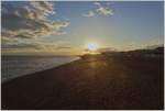 Sonnenuntergang am Strand von Brighton  (25.04.2016)