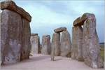 Stonehenge im Sommer 1977, seit 1986 Weltkulturerbe. Scan vom Dia.